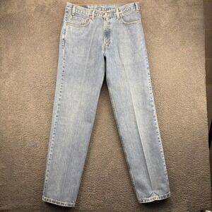 Vtg Levi‎ Strauss 550 Mens Jeans W36 L32 Relaxed Fit Light Wash Y2k USA Denim
